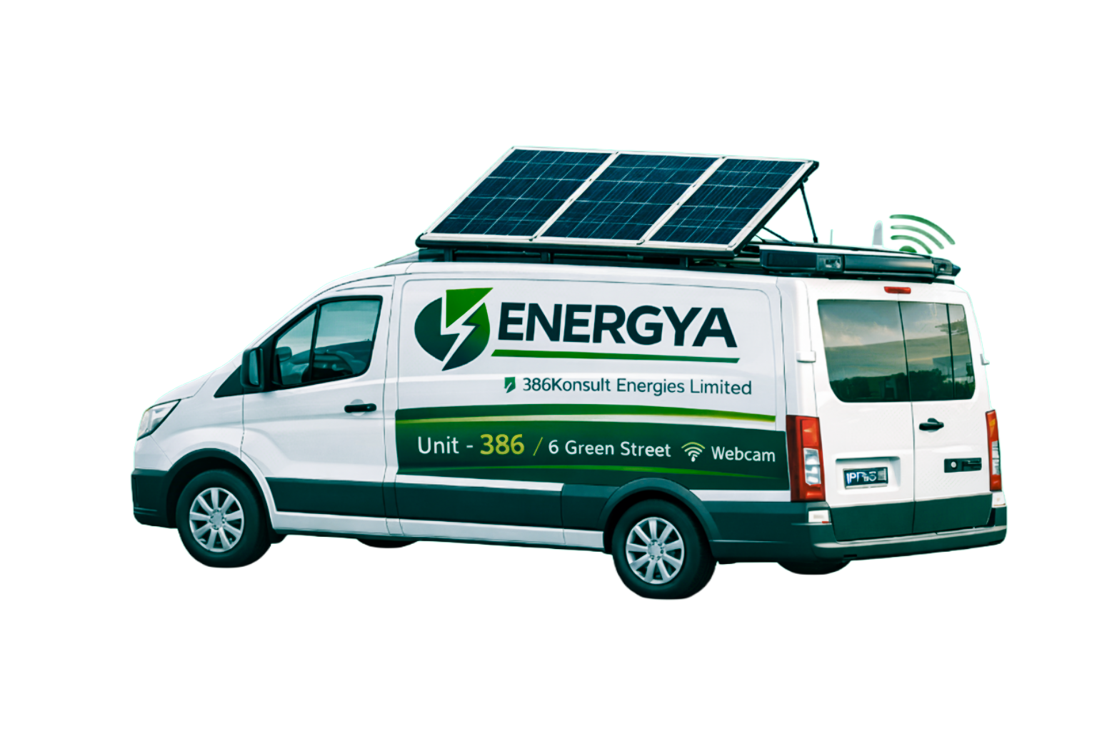 ENERGYYA solar charging van